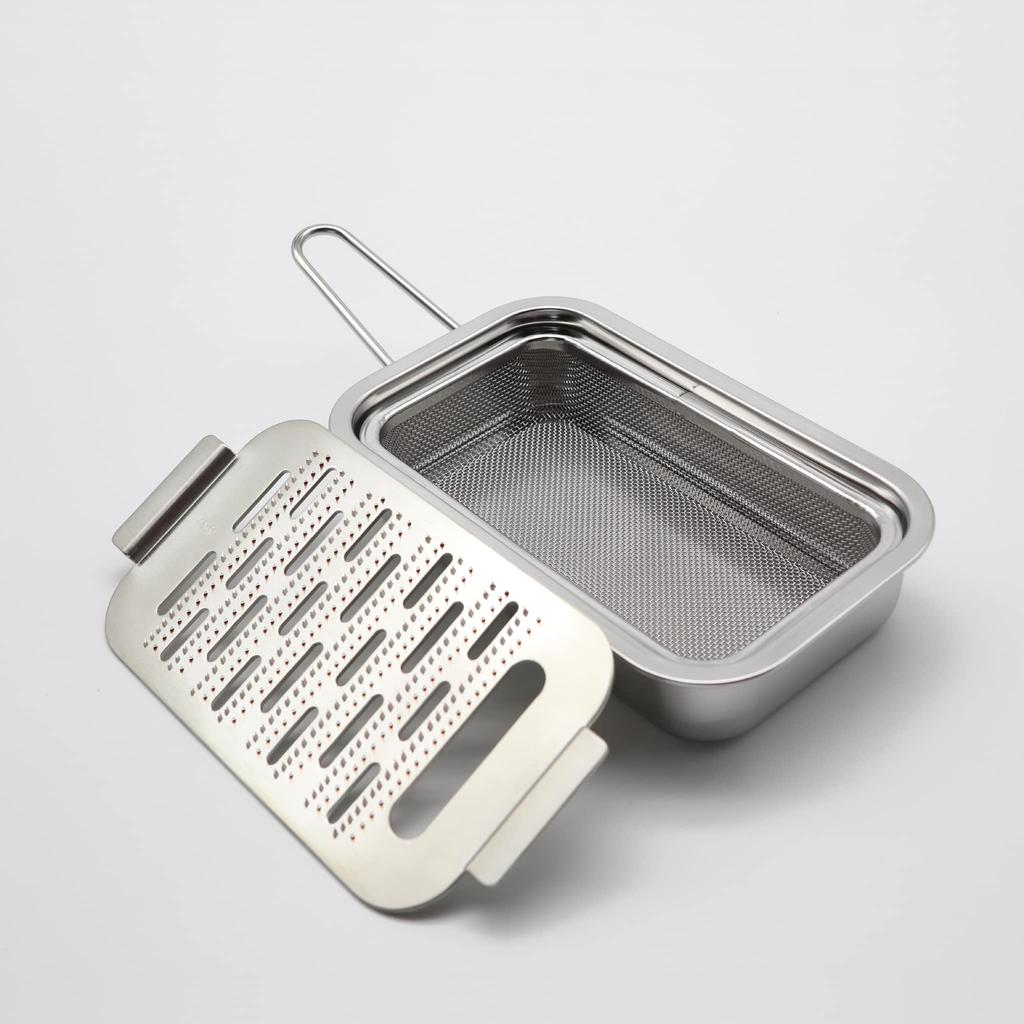 Nihonbashi Kiya Honmedate Pure Copper Grater Copper Grater Daikon Radish Grater Box-shaped