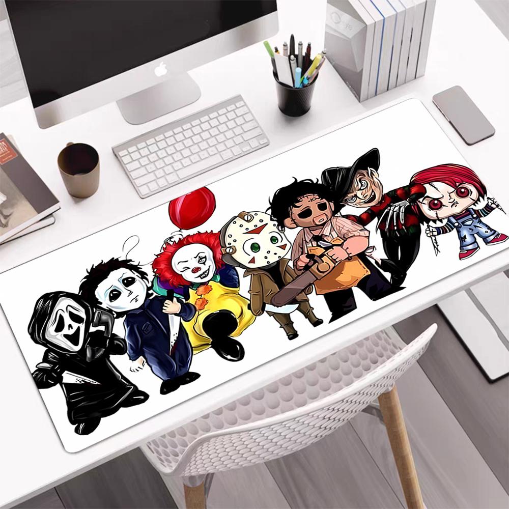 Halloween horror Theme Mouse Pad, Non Slip Rubber Base, Multifunctional Office & Home Decor, Perfect for Workspace Personalization.