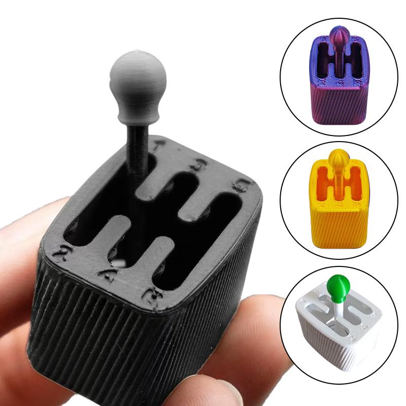 Gear Shifter Fidget Toy 3D Printed Manual Gear Transmission Paddle Toys Stress Relief Relax Fidget Toy Desk Ornament Home Decor