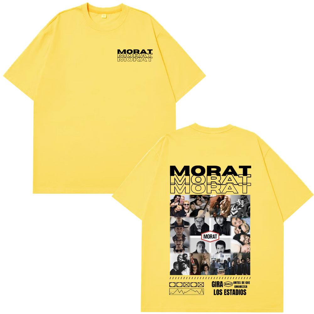 Morat Band Doublesided Prin Tshirts Men Women Fashion Hip Hop Tshirt Casual Cotton Oversized Short Sleeve T Shirts Streetwear