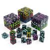 Black 16mm Acrylic Pips Dice Cubes - D6 Dice for Board Games, Fun and Teaching - 10Pcs