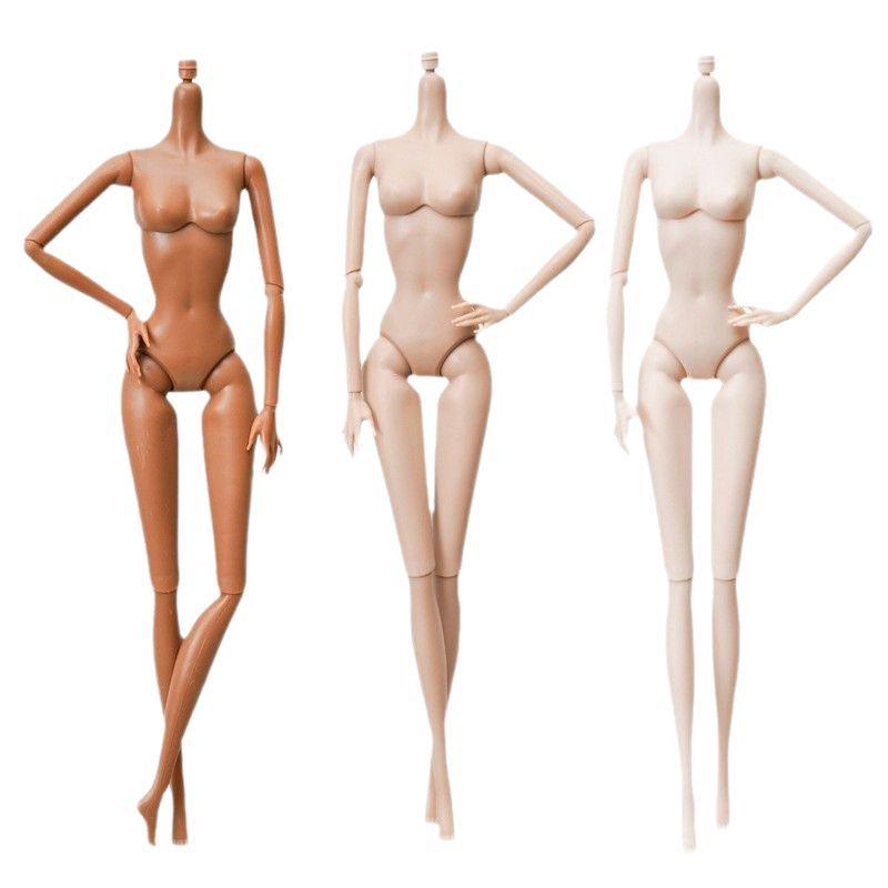 30cm 1/6 Supermodel Puppenkörper Helle Normale Hautfarbe Mehrgelenkig Gelenkiges Modell Zubehör für Puppen Makeover Upgrade