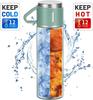 3 In 1 Set of 500ml Water Bottle +2 3lid Tumbler Stainless Steel Wine Thermos Glass Cup Vacuum Insulated Beer Mug Gift