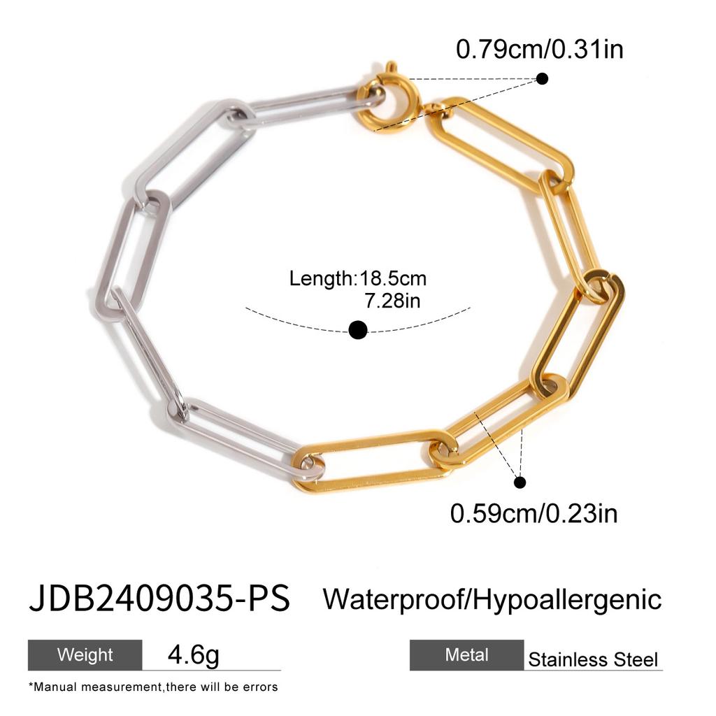 Jiedin European and American stainless steel rhinestone bracelet high-value jewelry does not fade titanium steel jewelry
