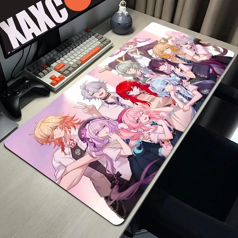 New Non-slip Amphoreus Chrysos Heir Mouse Pad Rubber Mats Honkai Star Rail Cyrene Phainon Mousepad Computer Accessories