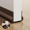 Cuttable Flexible Door Bottom Sealing Strip Anti-Cold Wind and Dust Proof Weather Strip Door Window Gaps Bedroom Draft Stopper