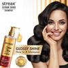 Streax Serum Shine Shampoo 490ml Pack of 1 for Frizzy Dry Hair Smooth Shiny Hair Daily Mild Paraben Free