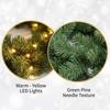 Christmas Garland PVC Garland Wreath Door Hanging Ornament for Xmas Party Decoration