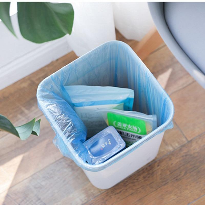 Thickened and Durable Breakpoint Garbage Bags Household Kitchen Living Room and Office Vest-style Cleaning Plastic Bags