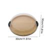 Charcuterie Boards Wooden Food Platter Portable Round Serving Boards with Lid for Party Christmas Restaurant Picnic Holiday Pool