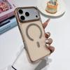iPhone 18 Pro Max Starry Crystal Clear Magnetic Case with Rhinestone Lens