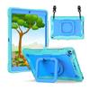 Silicone Kickstand Case IPad 8th Gen 10.2 Inch With Detachable Wrist Strap Shockproof Anti-Fingerprint Dual-Tone Design