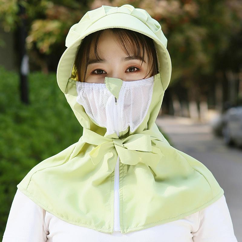 Breathable Women Uv Protection Riding Supplies Rechargeable Wide Brim Neck Cooling Cap Sun Shading Cap Fishing Fan Hat Sun Hat