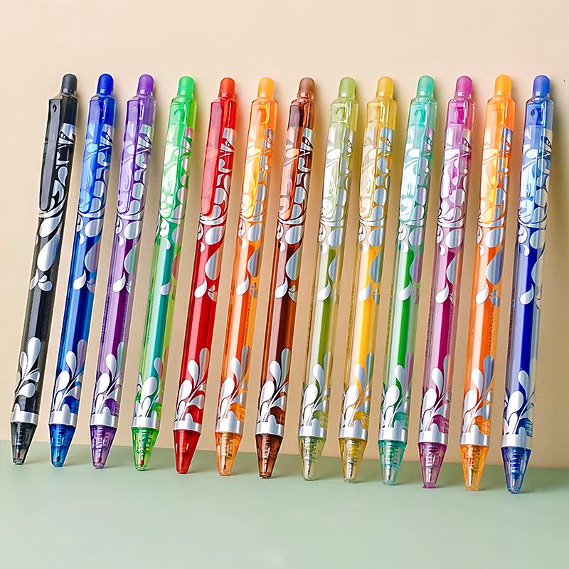 Blauw en Wit Porselein Kleurige Hitte-Uitwisbare Neutrale Pen - Student Kantoorbenodigdheden