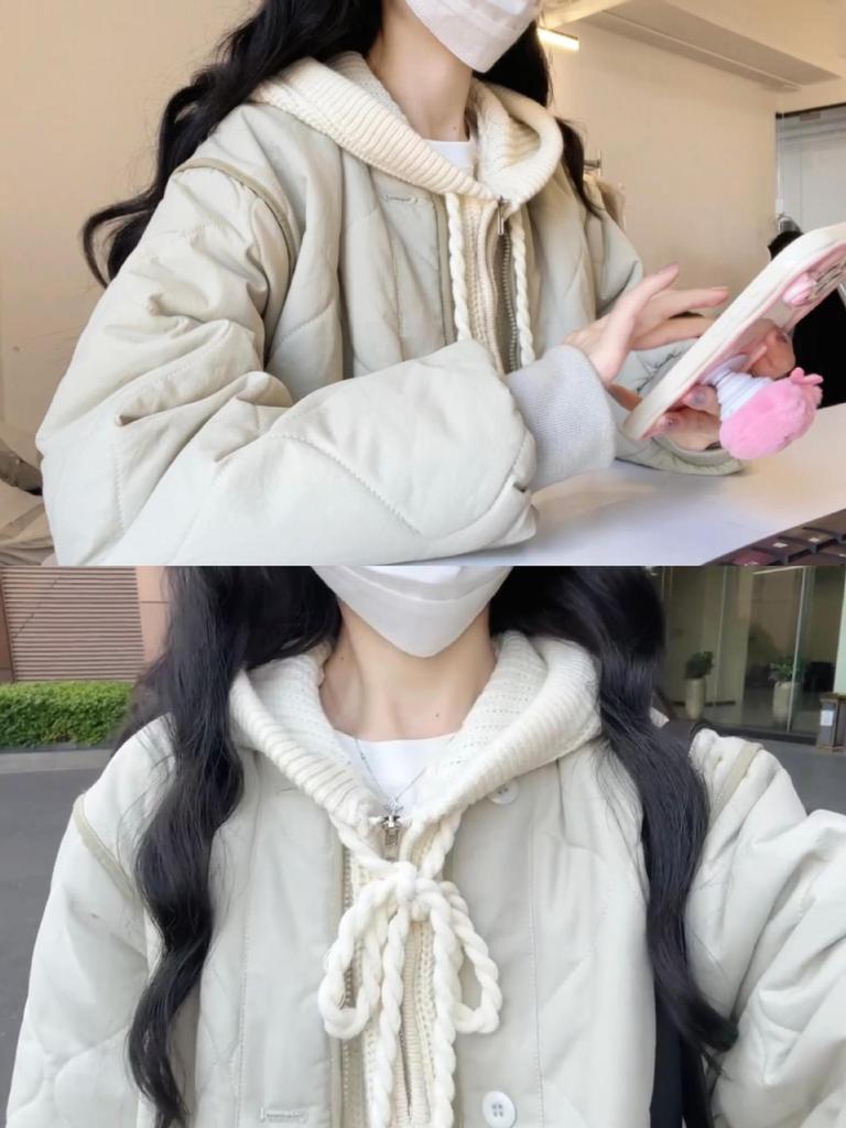 Padded jacket women's winter new down padded jacket women's 2024 small winter clothing Japanese padded jacket