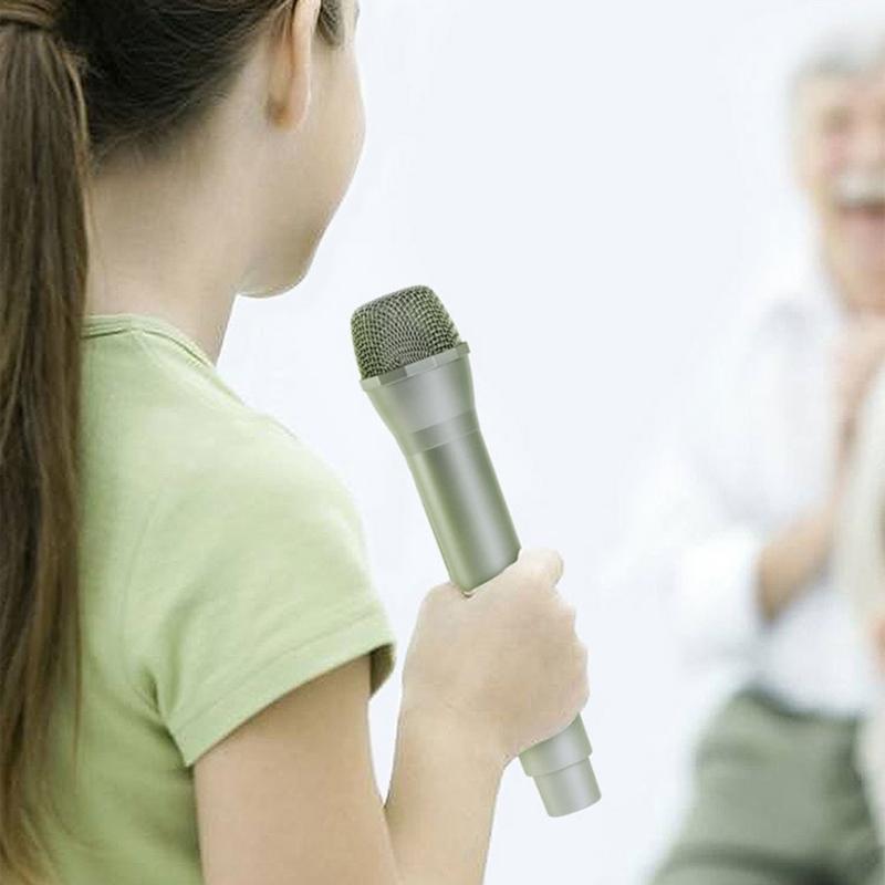 Microphone Kids For Toy Microphones Props Pretend Play Party Toy Props Karaoke Adults Fake Mic Costume