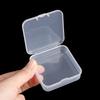 Square Round Plastic Transparent Storage Box Small Items Sundries Organizer Case Jewelry Beads Container Box Tools Accessories