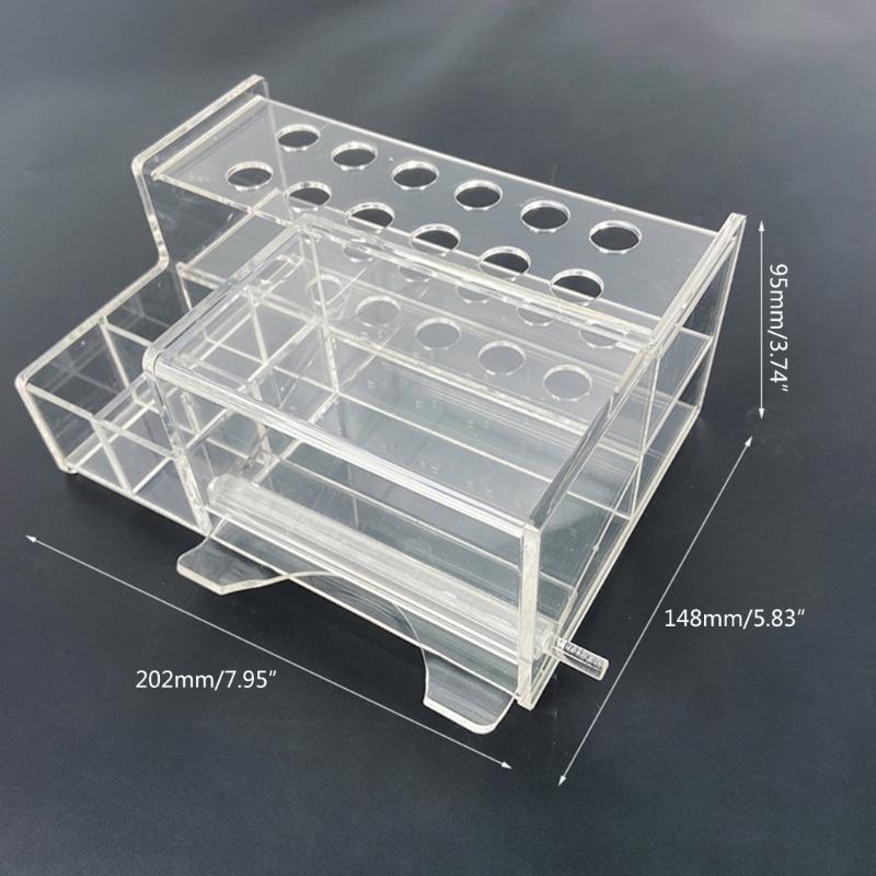 Adjustable Acrylic Resin Stand Practical Storage Rack Box for Dental Professionals and Home Use Resin Molds