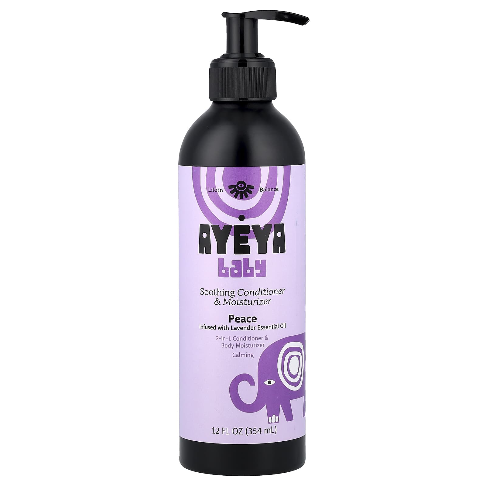 

Ayeya, Baby, Soothing Conditioner & Moisturizer, Lavender, 354 ml (12 fl oz)