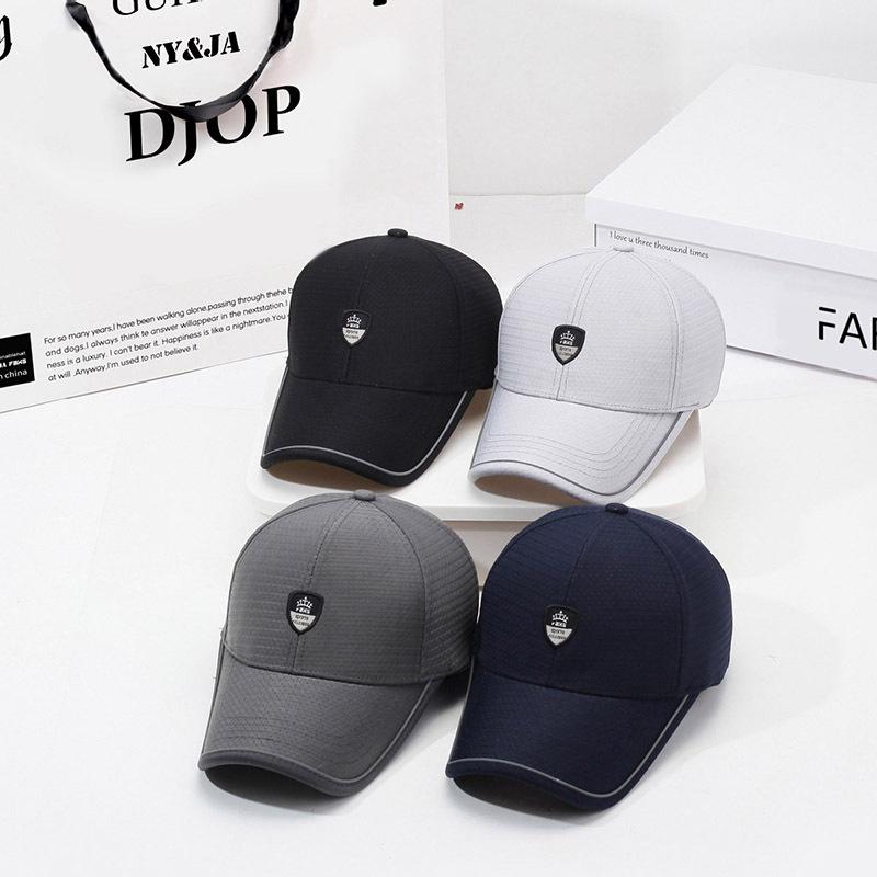 Middle-Aged Men's Cap Summer Breathable Baseball Cap Outdoor Sun Protection Mesh Cap