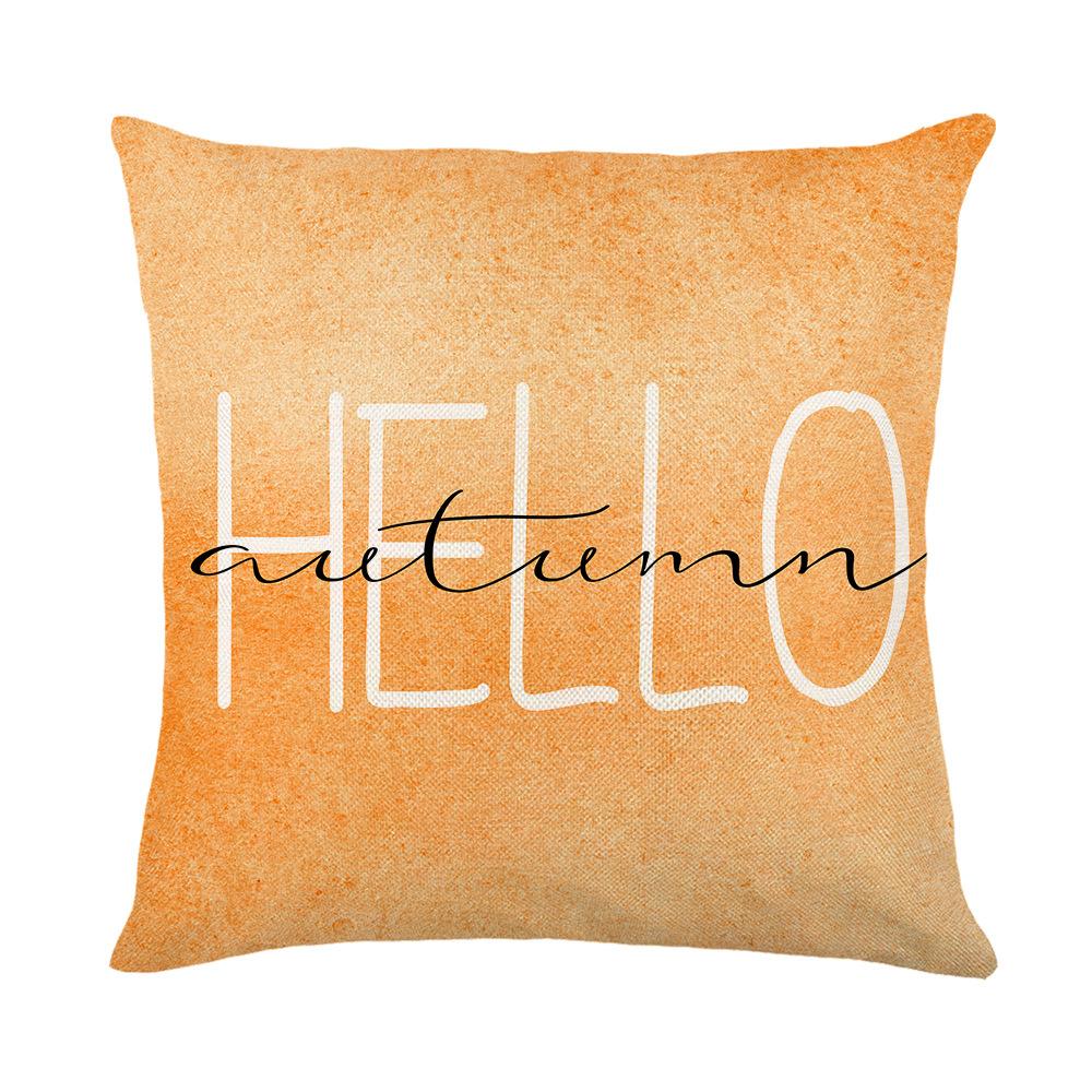 New Autumn Harvest Cushion Cover Cartoon Pumpkin Gnome Cushion Cover Digital Printing Home Decoration Cushion