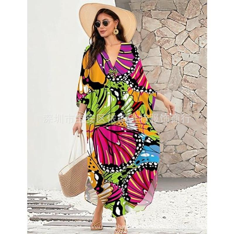 Beach blouse, loose robes, holiday outerwear, Mrs. Biropol dress