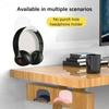 Bezděrový držák na sluchátka na hlavu Úložný háček Ubytovna Nástěnná počítačová sluchátka držák na sluchátka Stojan na displej