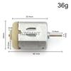 2/5/10 pcs DC 12V Car Door Lock Motor Diy Toys Electric Metal Engine Overall length 46.1mm 10.8mm shaft diameter 2mm Round axis