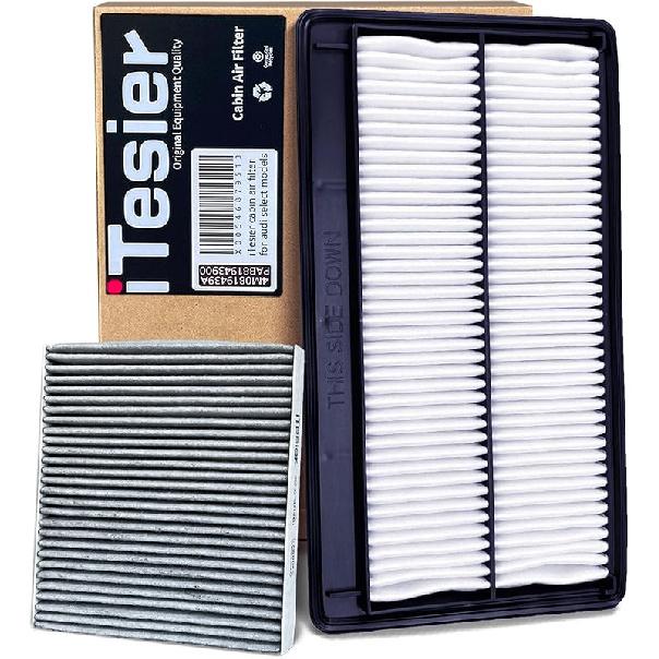 Engine Cabin Air Filter Kit For Pilot 3.5L ( 2024 2025), MDX 3.5L ONLY (-2025), Replaces 17220-61A-A00, 80292-TF0-G01, SA50144 (Only For 3.5L)