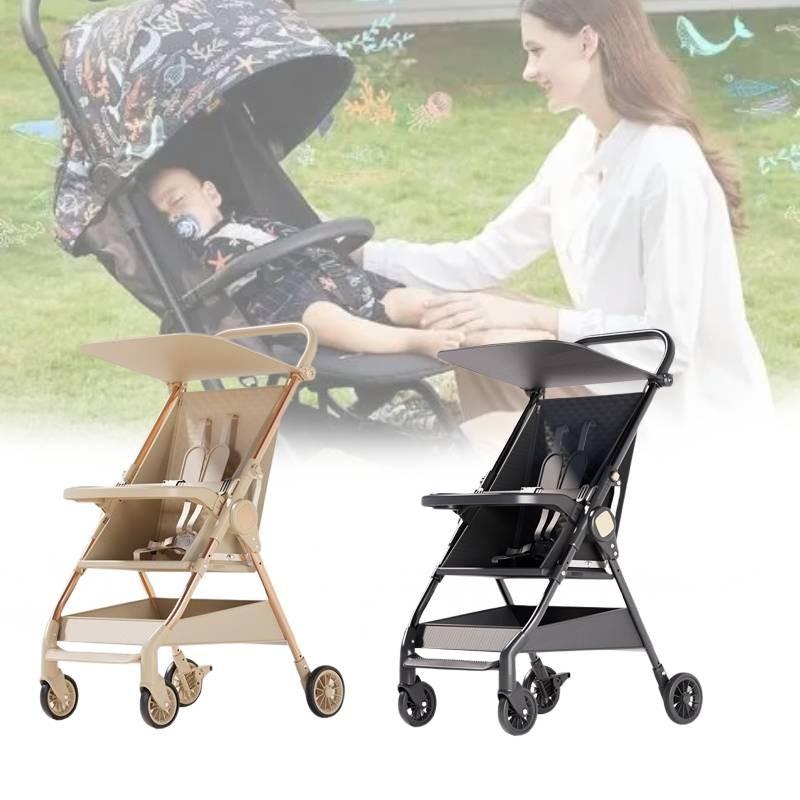 Stylish Portable Baby Stroller Compact And Foldable One Click Easy Storage For Parents