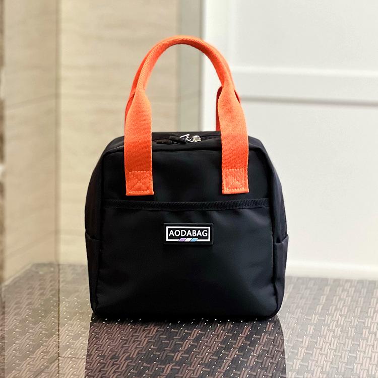 

Нишевая корейская водоотталкивающая сумка-тоут с колорблоком: Универсальная женская сумка для ланча, работы и мамы