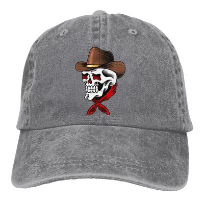 Adjustable Solid Color Baseball Cap Salty-Dog Cowboy Washed Cotton American Traditional Sports Woman Hat
