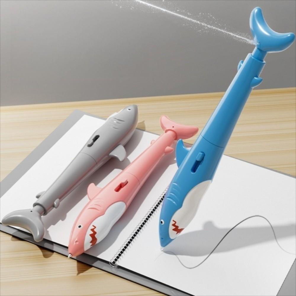Hidden Pranks Water Spray Toy Master of Spoof Novelty Toy New Shark Spray Ballpoint Pen  Kids Toy