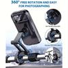 360-Degree Rotating Universal Waterproof Mobile Phone Holder | One Piece, Sturdy, Compatible with Motorcycles and Bicycles