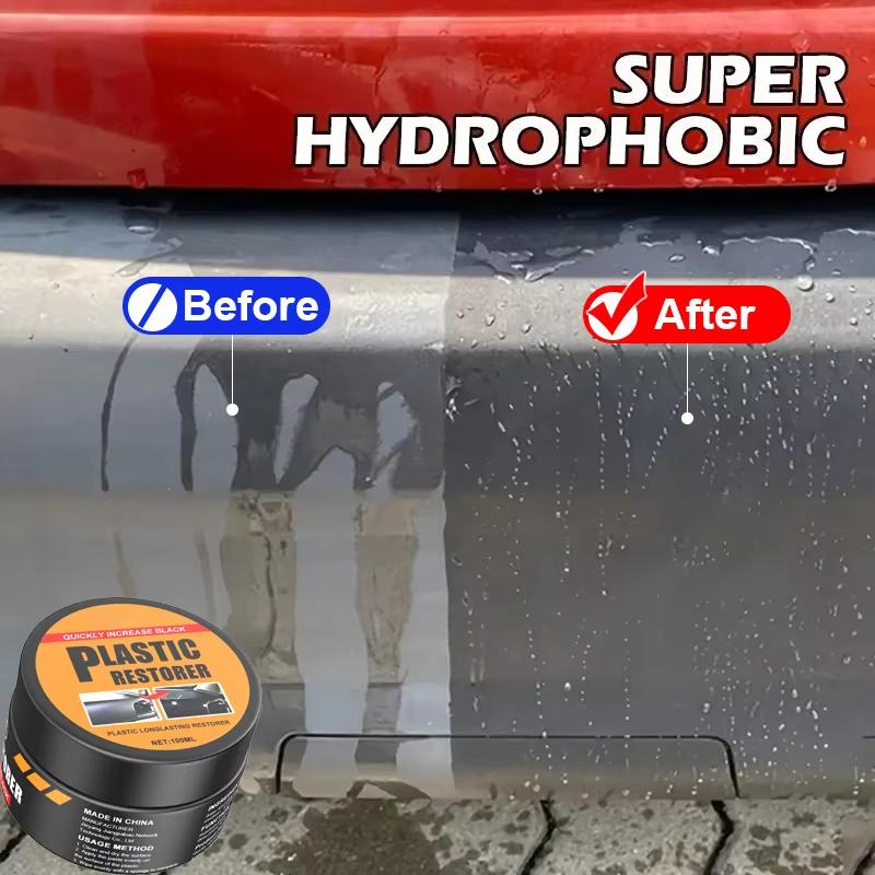 New Car Restorer Back To Black Gloss Auto Interior Leather & Panel Renewal Wax Coating Agent Auto Polish And Repair Coating