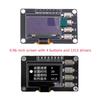 0.96-Inch Oled Display Screen White/Blue 12864 Screen Module With Matrix 4 Key Interfaces Keyboard Iic Ssd1315