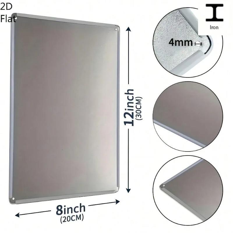 Vintage Metal Tin Sign 8x12 Inch Bar Wall Art Home Garage Decor