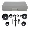 11Pcs Hole Saw Cutting Set High Speed Steel PVC Wood Board Carpentry Drilling Tool
