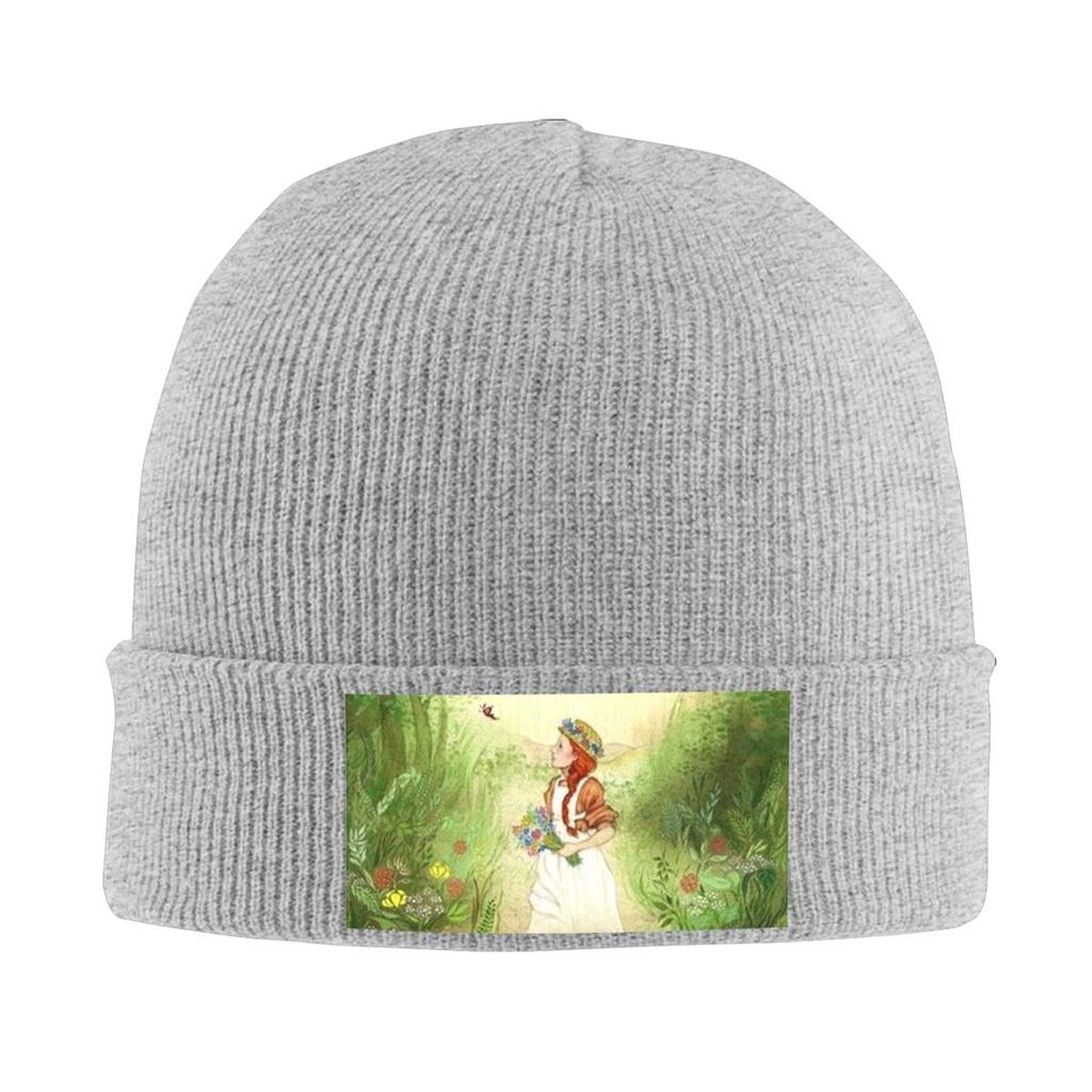 Anne Of Green Gables Warm Knitted Cap Winter Knit Bonnet Hat Skullies Beanies Hip Hop Caps for Unisex