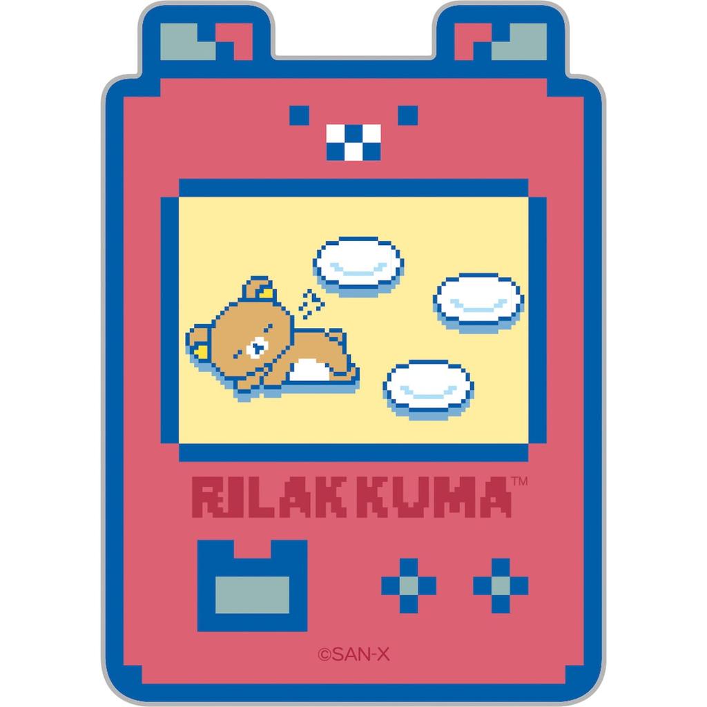 San-X Rilakkuma "Gaming Rilakkuma" Miracle Sticker SE67702 80x57mm     Cute Kawaii Decorative Decals for Gamers
