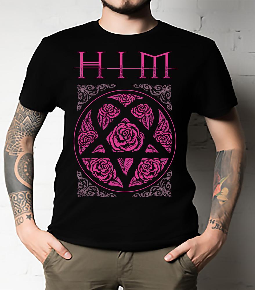 Him Band Tee Short Sleeve Cotton Men And Women S-4XL CG335 Unisex T-Shirt