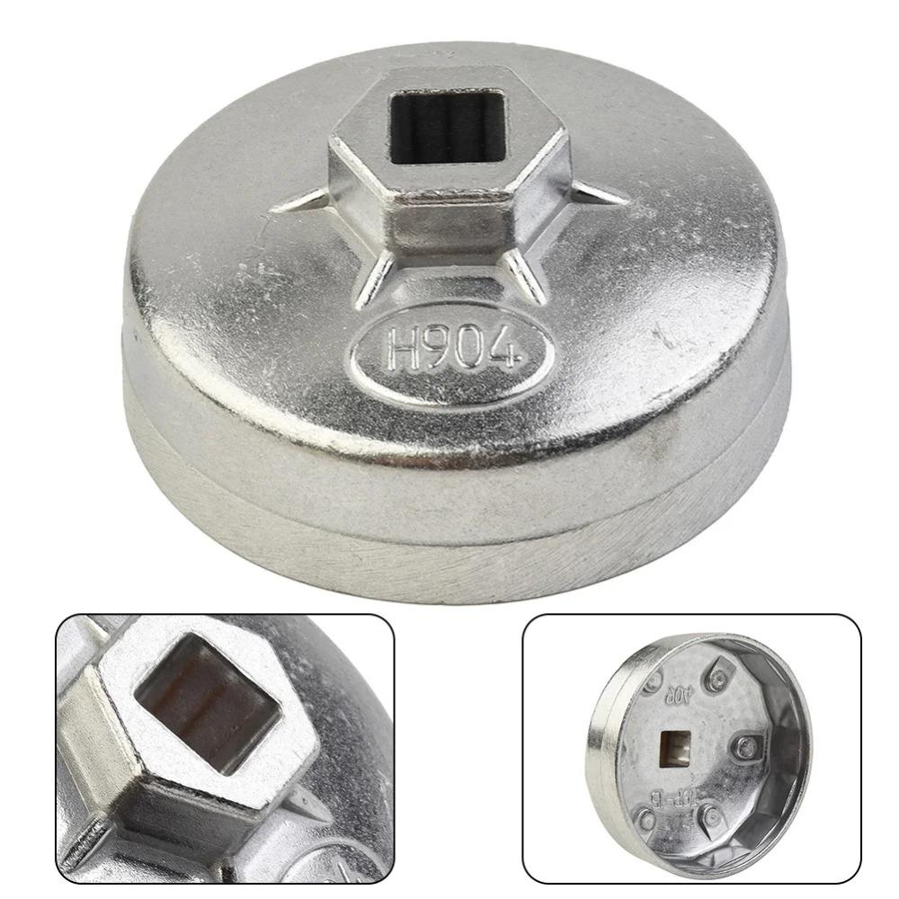 1pc Oil Filter Wrench Cap Socket - Fits 65/67/74/79mm Drive Size, Machine Filter Remover Hand Tool for Automotive Maintenance