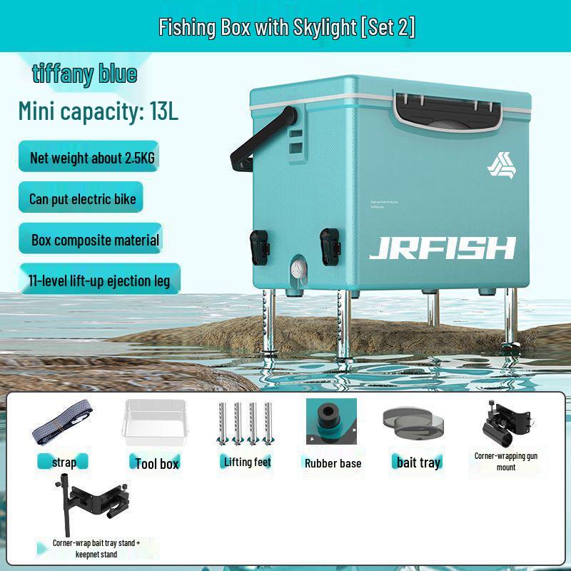 2025 Ultralight 13L Mini Fishing Box with Feet - Cooler and Seat Combo