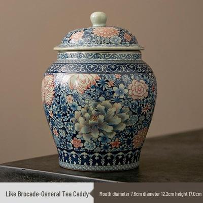 Vintage Ru Kiln Ceramic Tea Caddy