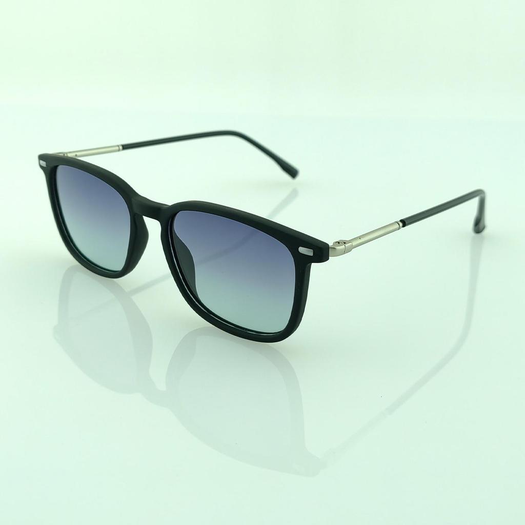 TR Polarized Night Vision Retro Square Sunglasses for Small Faces, High-End Korean Style with UV Protection