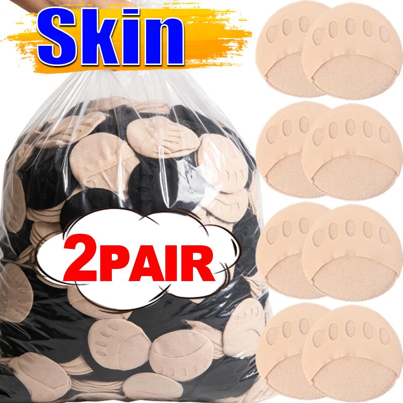 2/20pcs Five Toes Forefoot Pads for Women High Heels Half Insoles Invisible Foot Pain Care Absorbs Shock Socks Toe Pad Inserts