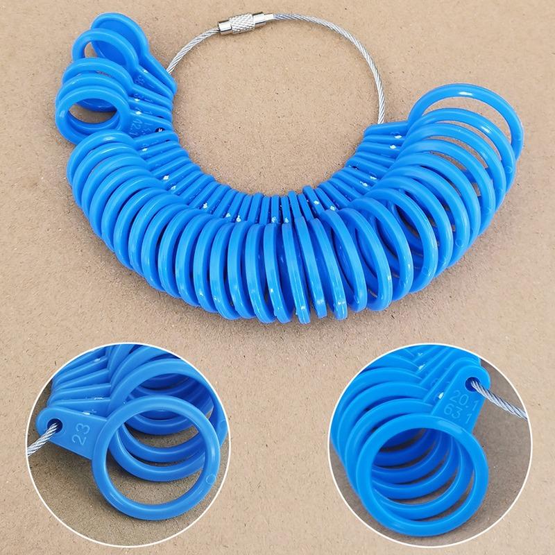 Plastic Rings Jewelry Finger Size Measuring Tool Detachable Ring Size Ring Measuring Jewelry Equipment New 2025