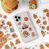 6 Sheets Cute Capybara Stickers - Transparent Waterproof for School Supplies, Planner & Journal