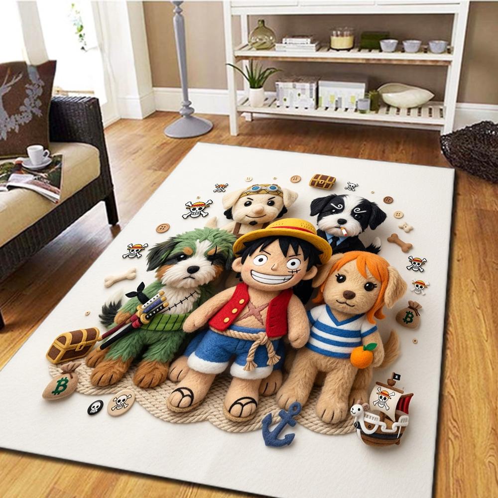 One Piece Poster Carpet - Living Room Bedroom, Home Decor Cool Movie Mat Play Floor Mat -HE129