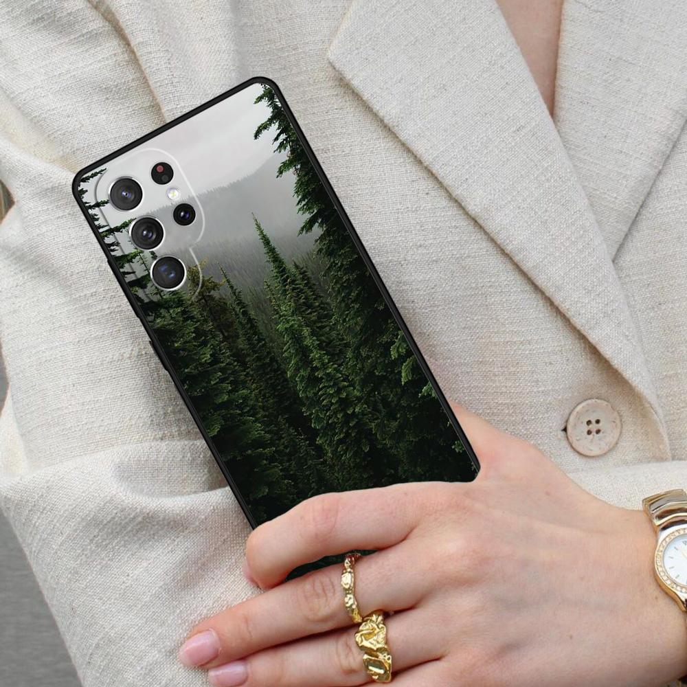 Beautiful Mountain Forest Nature Cell Phone Case for Samsung Galaxy S26 Ultra S25 S24 S23 S22 S21 S20 Note10 Cover